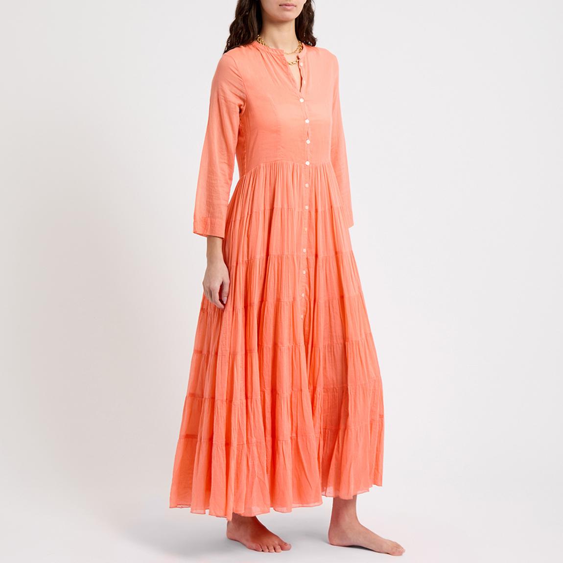 Peach Victoria Maxi Dress main product photo