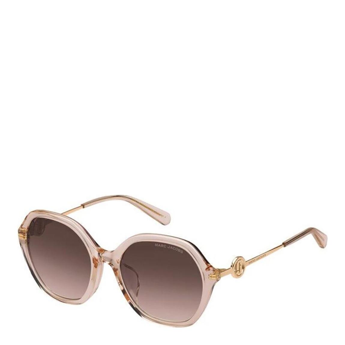 Marc Jacobs Women's Sunglasses MARC 728/F/S 35JHA Transparent Pink/Gradient Dark Brown main product photo