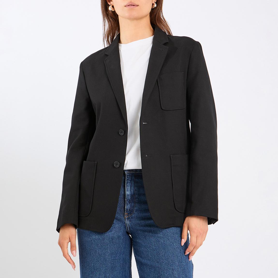 Black Grebe Cotton Blazer main product photo