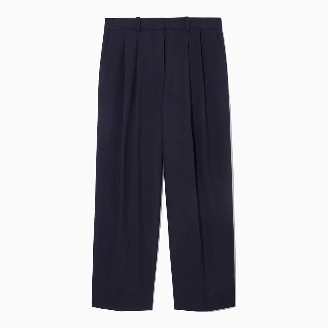 Navy Wool Rowy Trouser main product photo