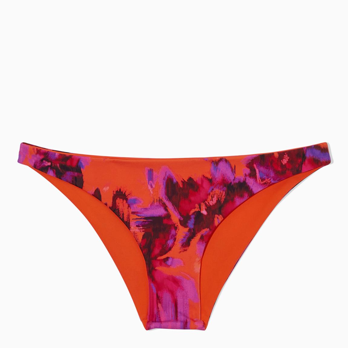 Orange/Print Reversible Bikini Bottom main product photo