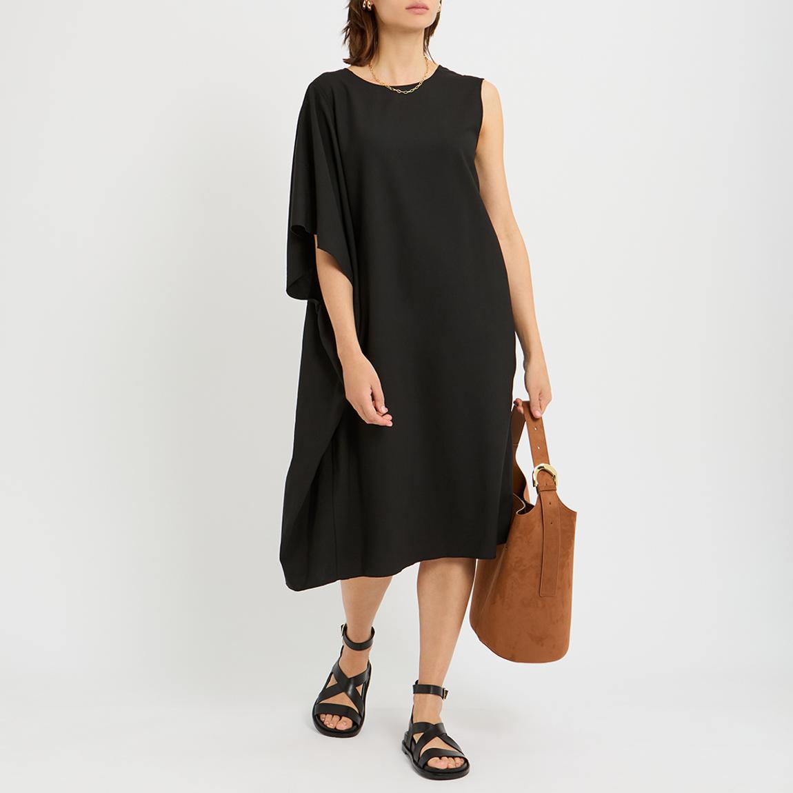 Black Flame Asymmetric Mini Dress main product photo
