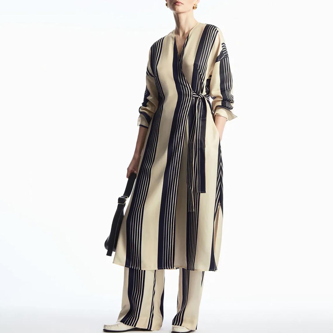 Multi Egle Printed Wrap Dress main product photo