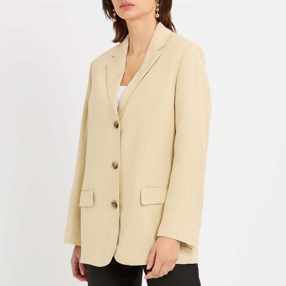Beige Linen Blazer main product photo