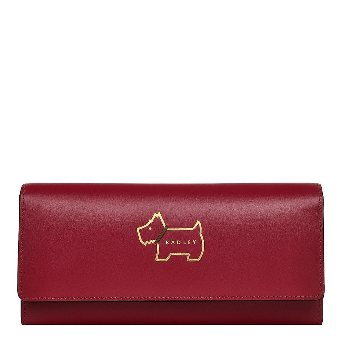 Cranberry Heritage Dog Outline Large Flapover Matinee main product photo