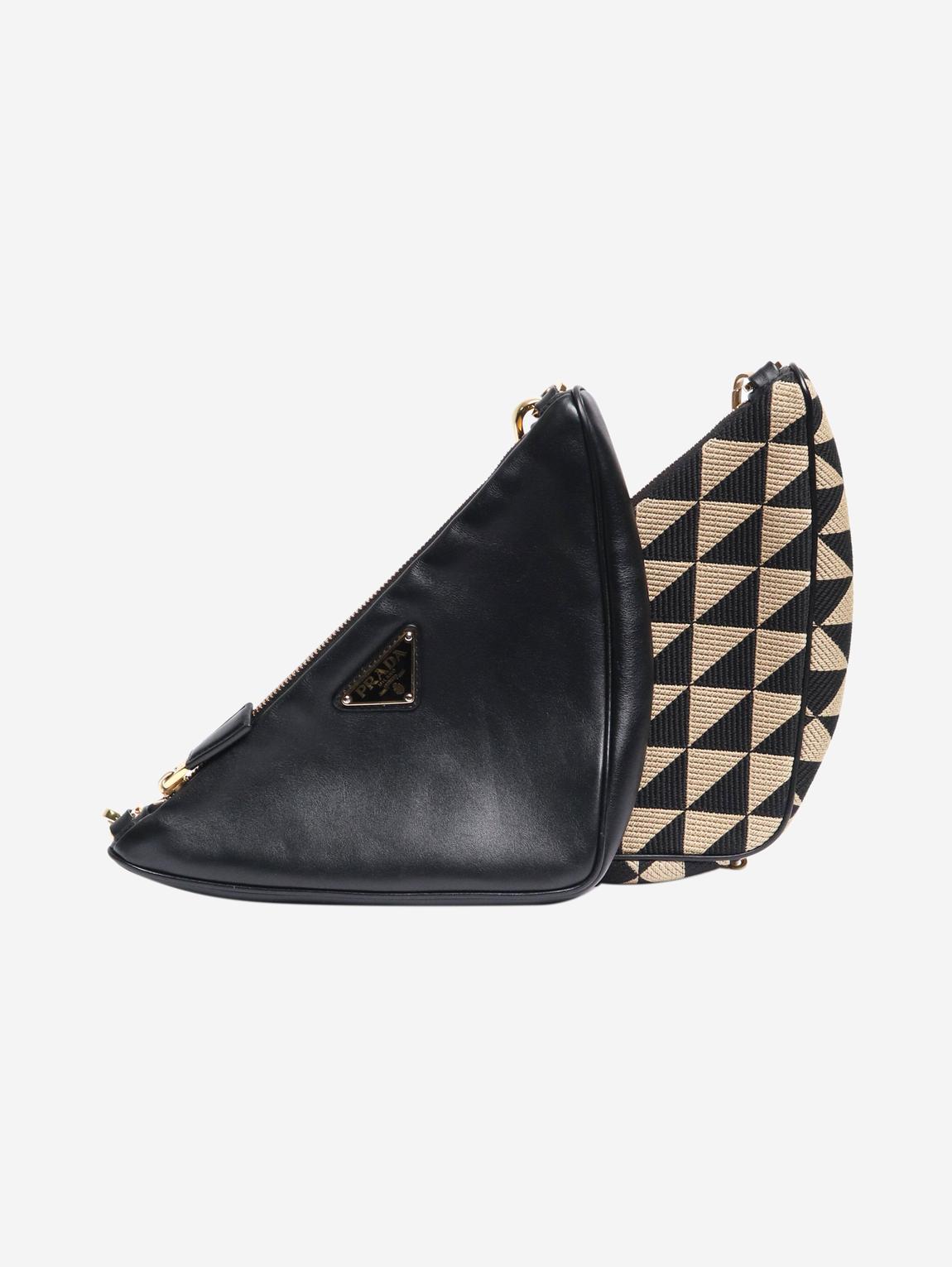 Prada black and beige main product photo