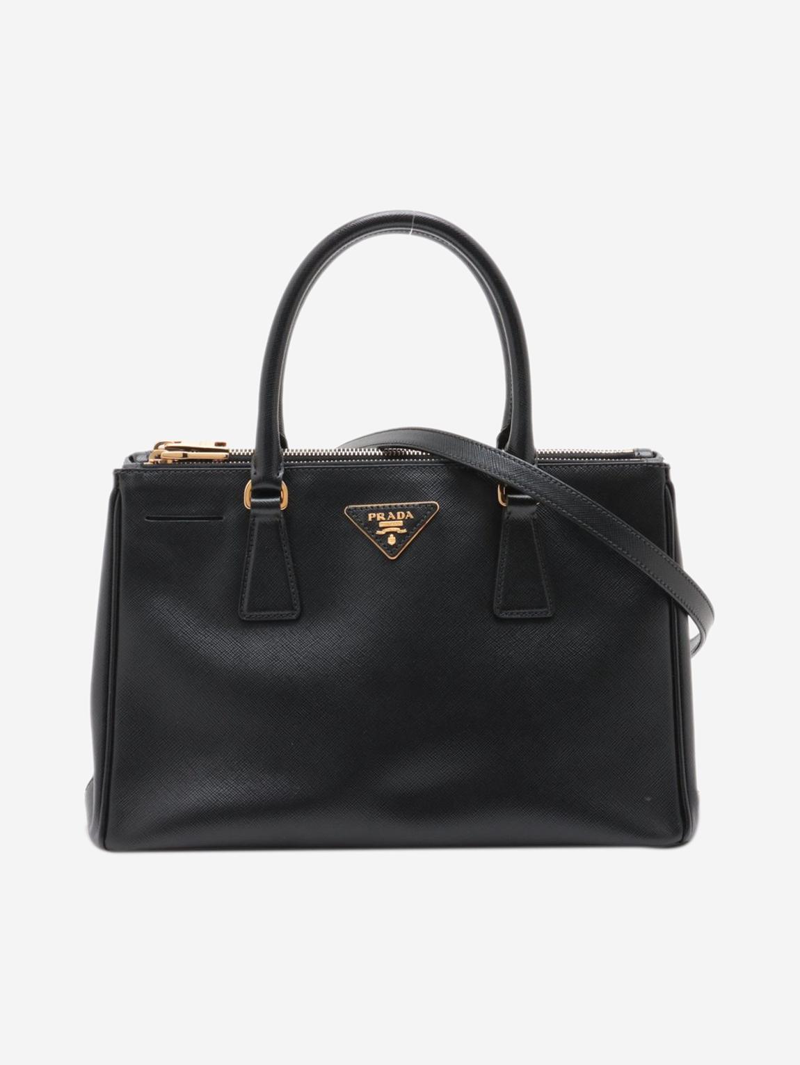 Prada black Saffiano Lux main product photo