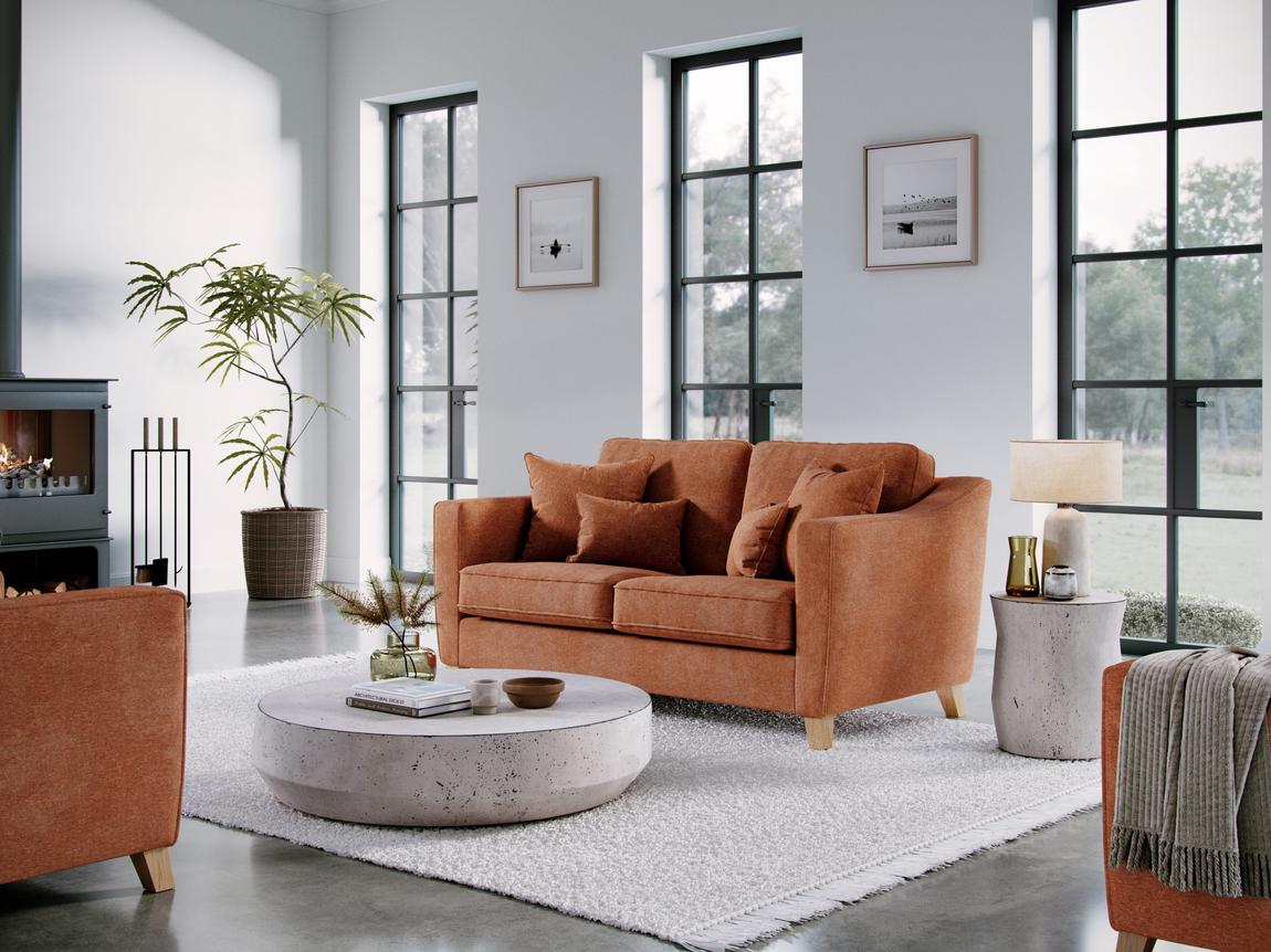 Elton Small Sofa City Terracota main product photo