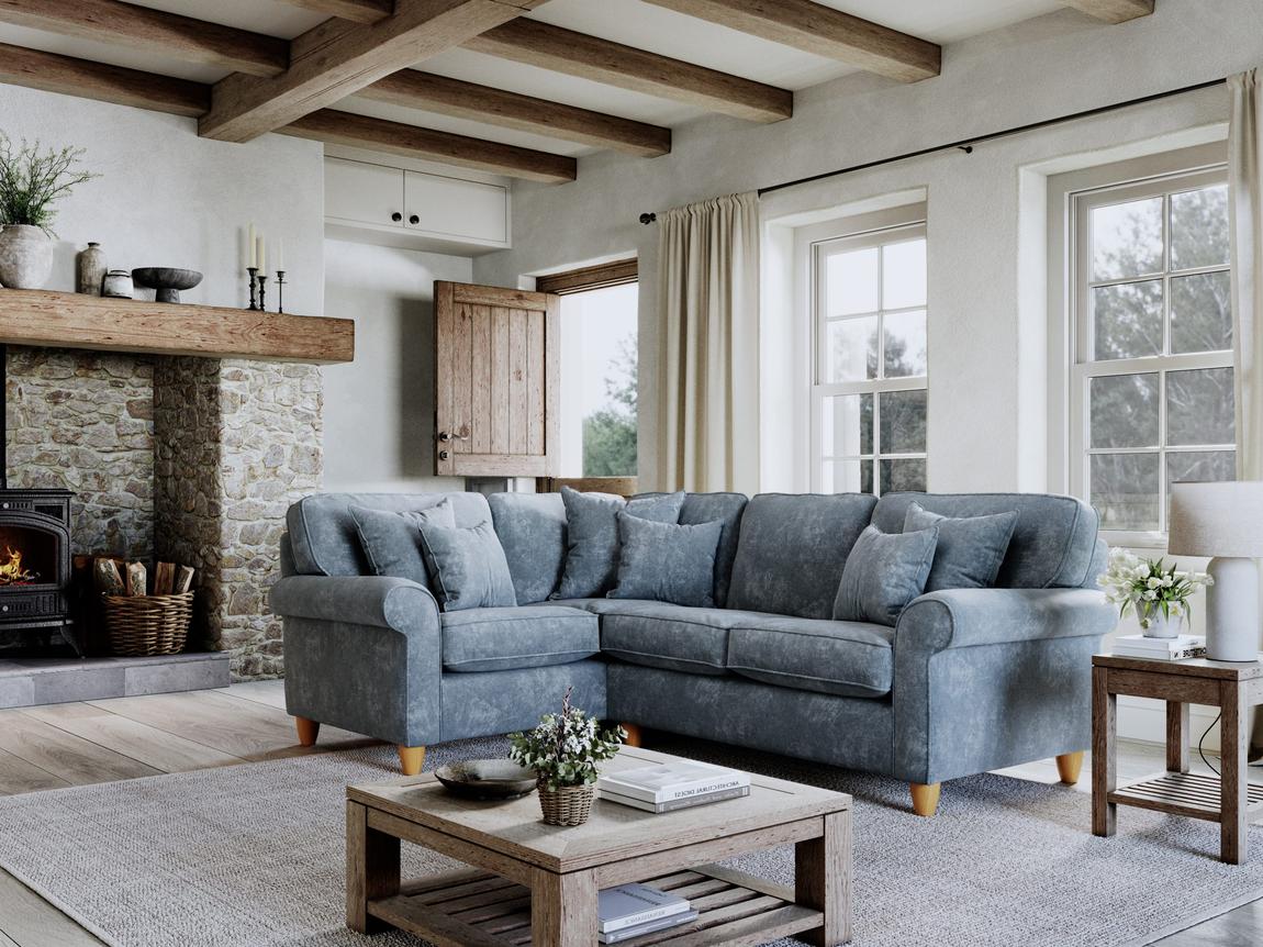 Abingdon 1 Corner 2 Sofa Glory Steel main product photo