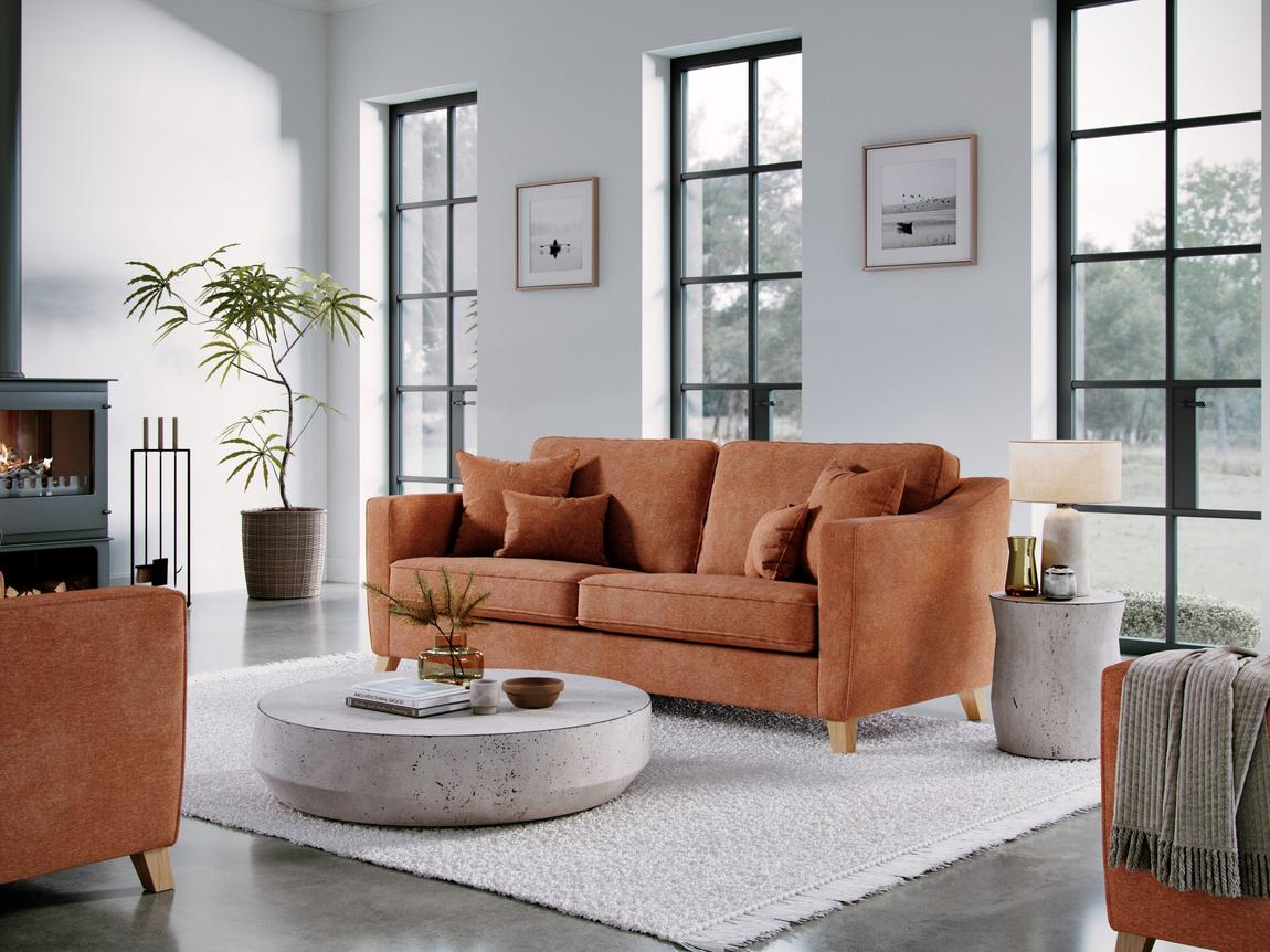 Elton Large Sofa City Terracota main product photo