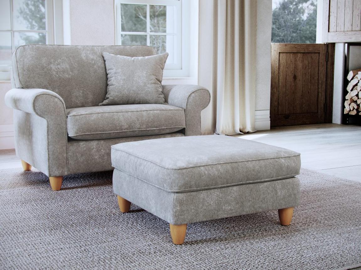 Abingdon Footstool Glory Beige main product photo