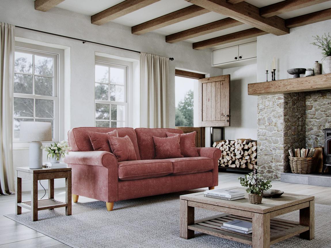 Abingdon Medium Sofa Glory Deep Terra main product photo