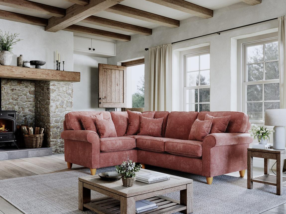 Abingdon 1 Corner 2 Sofa Glory Deep Terra main product photo