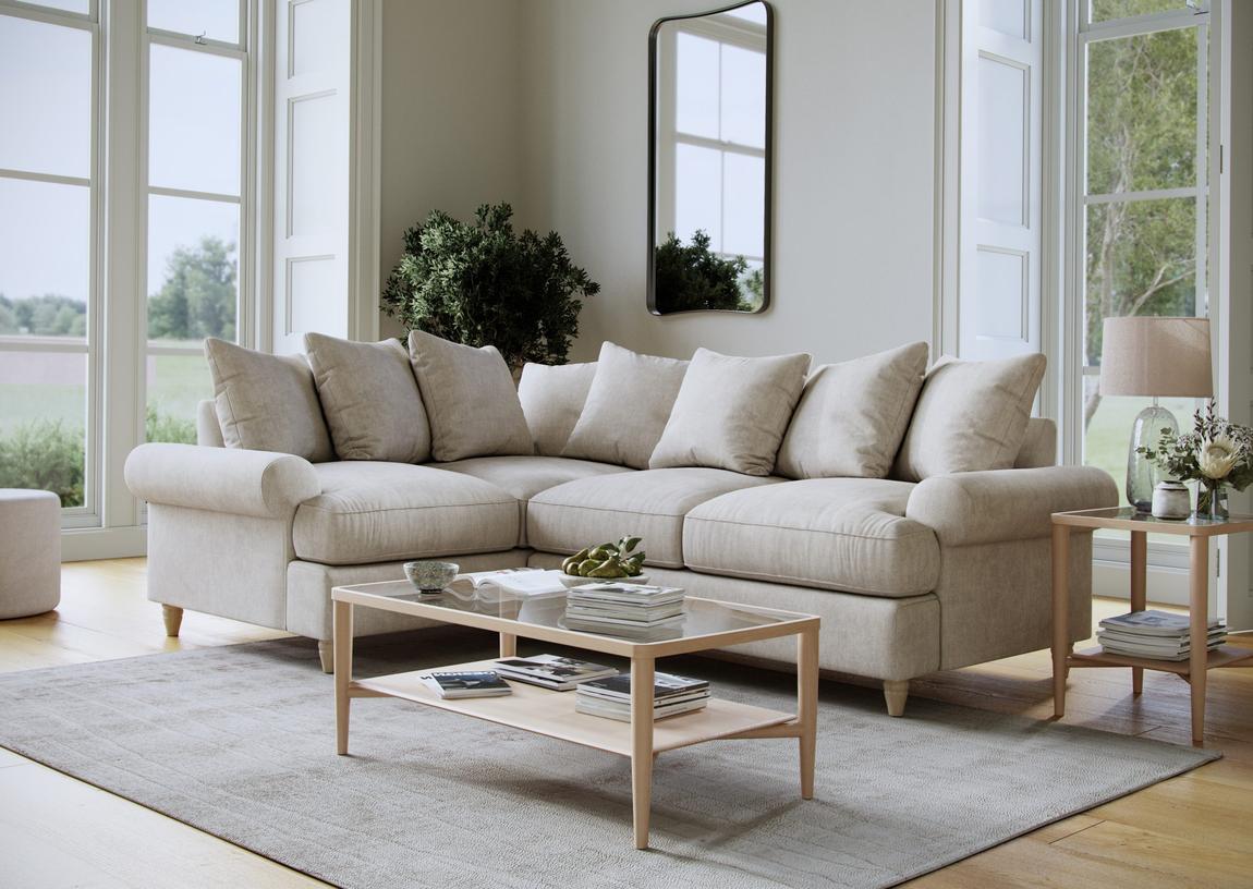 Brentwood 1 Corner 2 Faro Linen main product photo