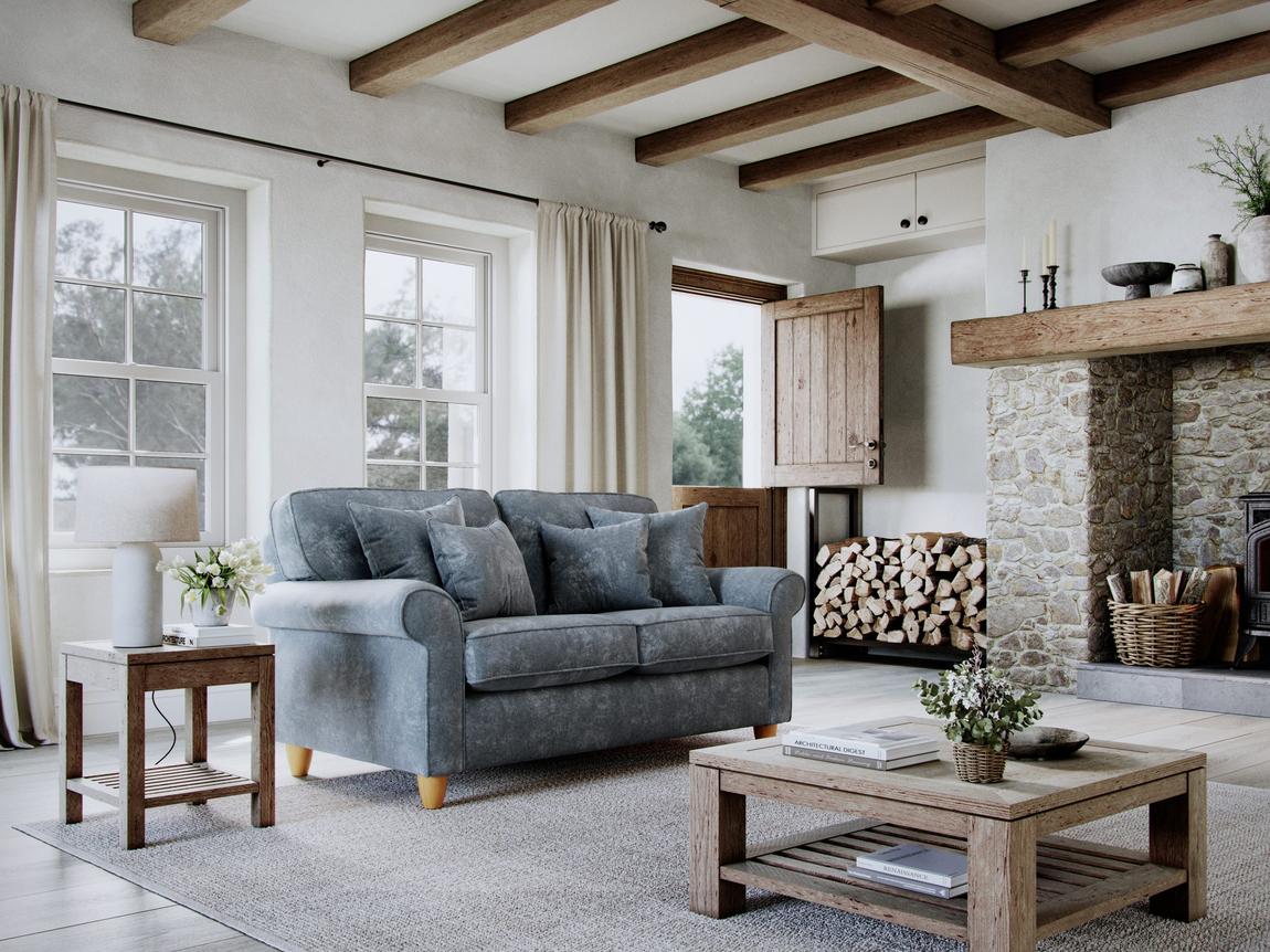 Abingdon Small Sofa Glory Steel main product photo