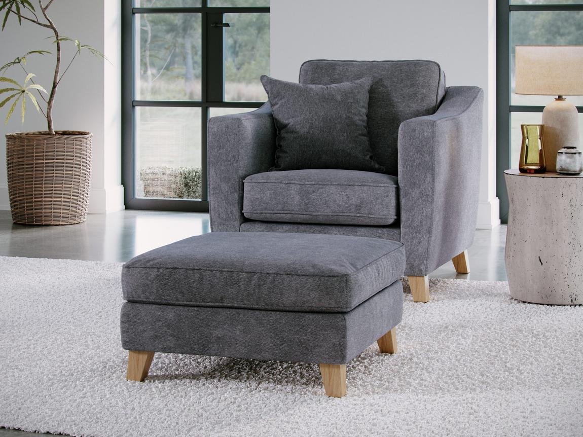 Elton Footstool City Steel main product photo