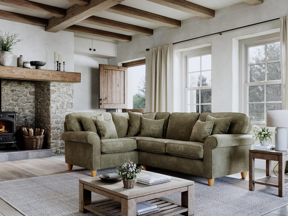 Abingdon 1 Corner 2 Sofa Glory Winter Moss main product photo