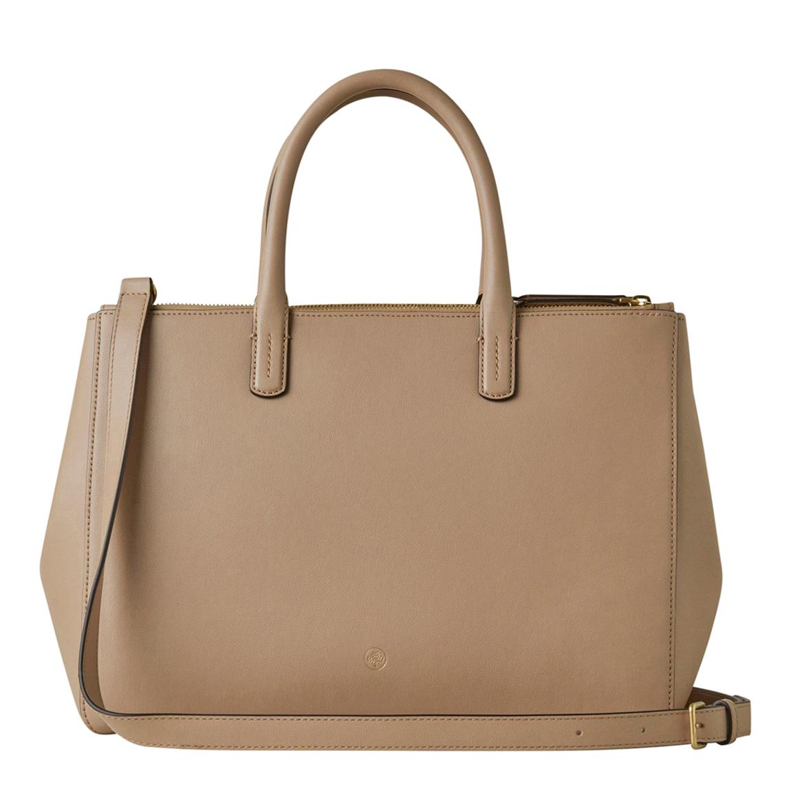 Mulberry Maple M Zipped Top Handle Bag - BrandAlley