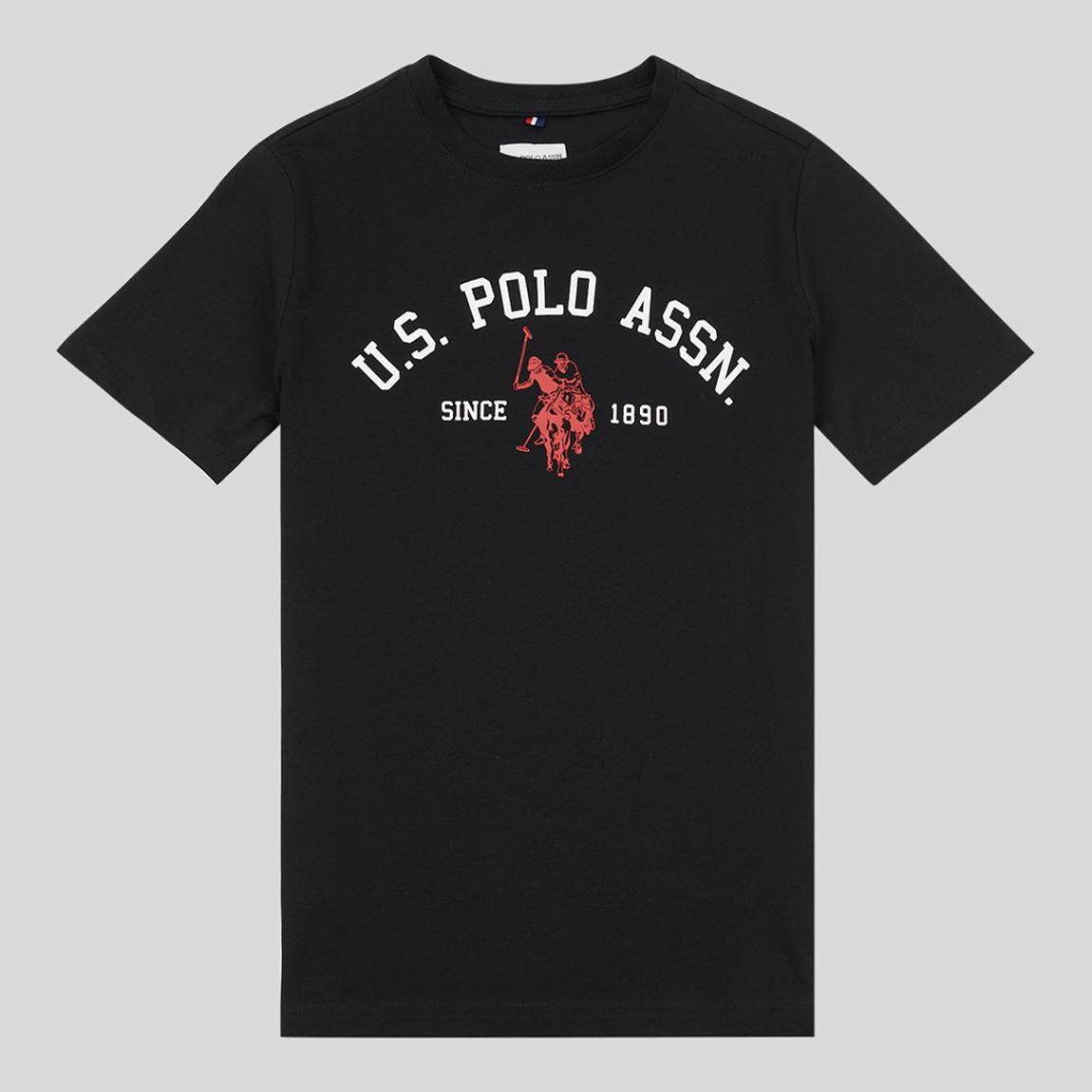 Boy's Black Signature Arch Print T-Shirt main product photo