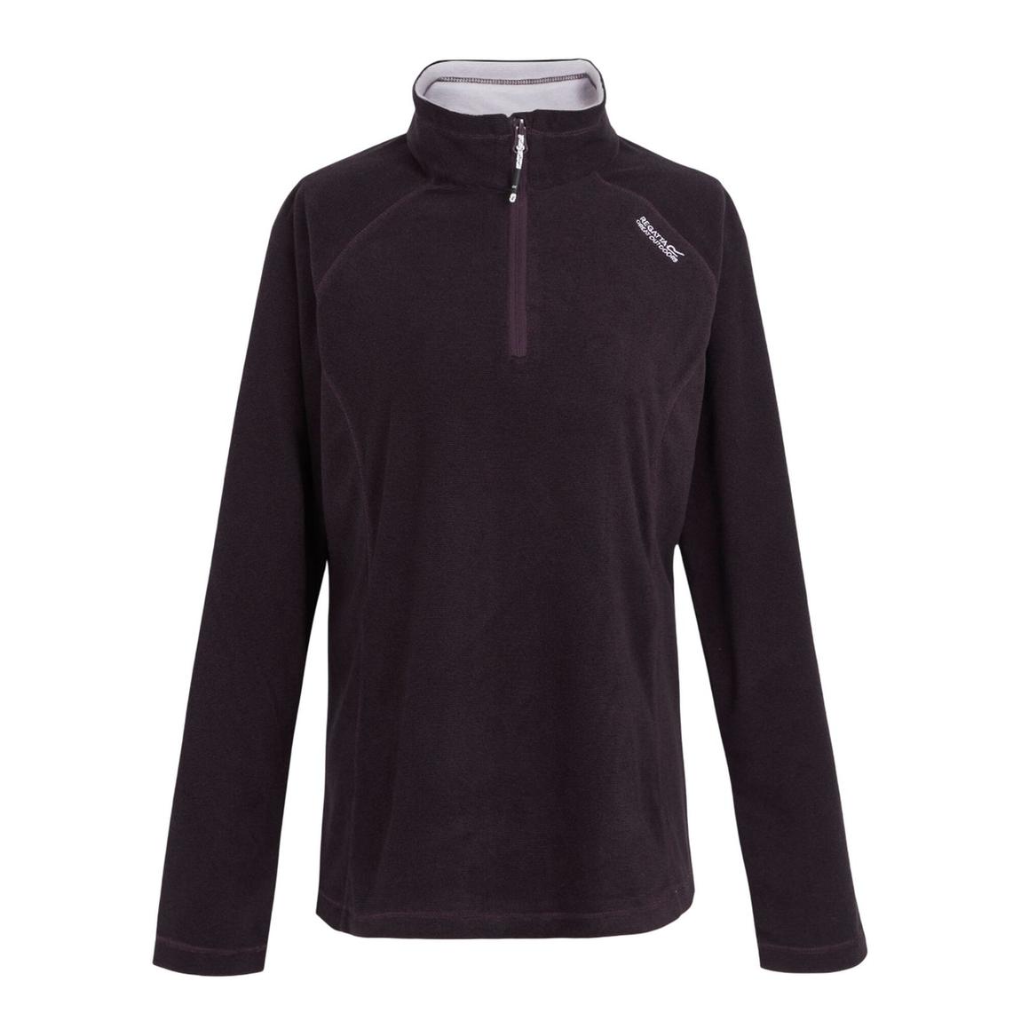 Fleece Top Montes Polyester Deep Plum/Black main product photo