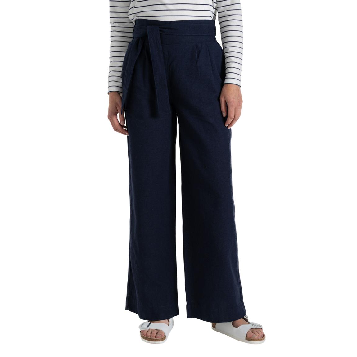 Trousers Ophelia Linen Blue Navy main product photo
