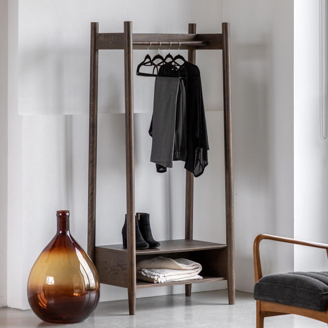 Collins Open Wardrobe Smoked 800x480x1700mm main product photo