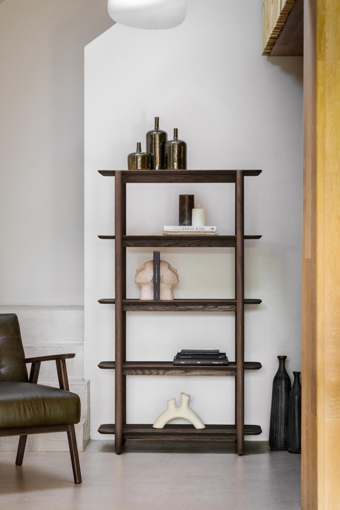 Collins Open Console Display Smoked 700x380x1500mm main product photo