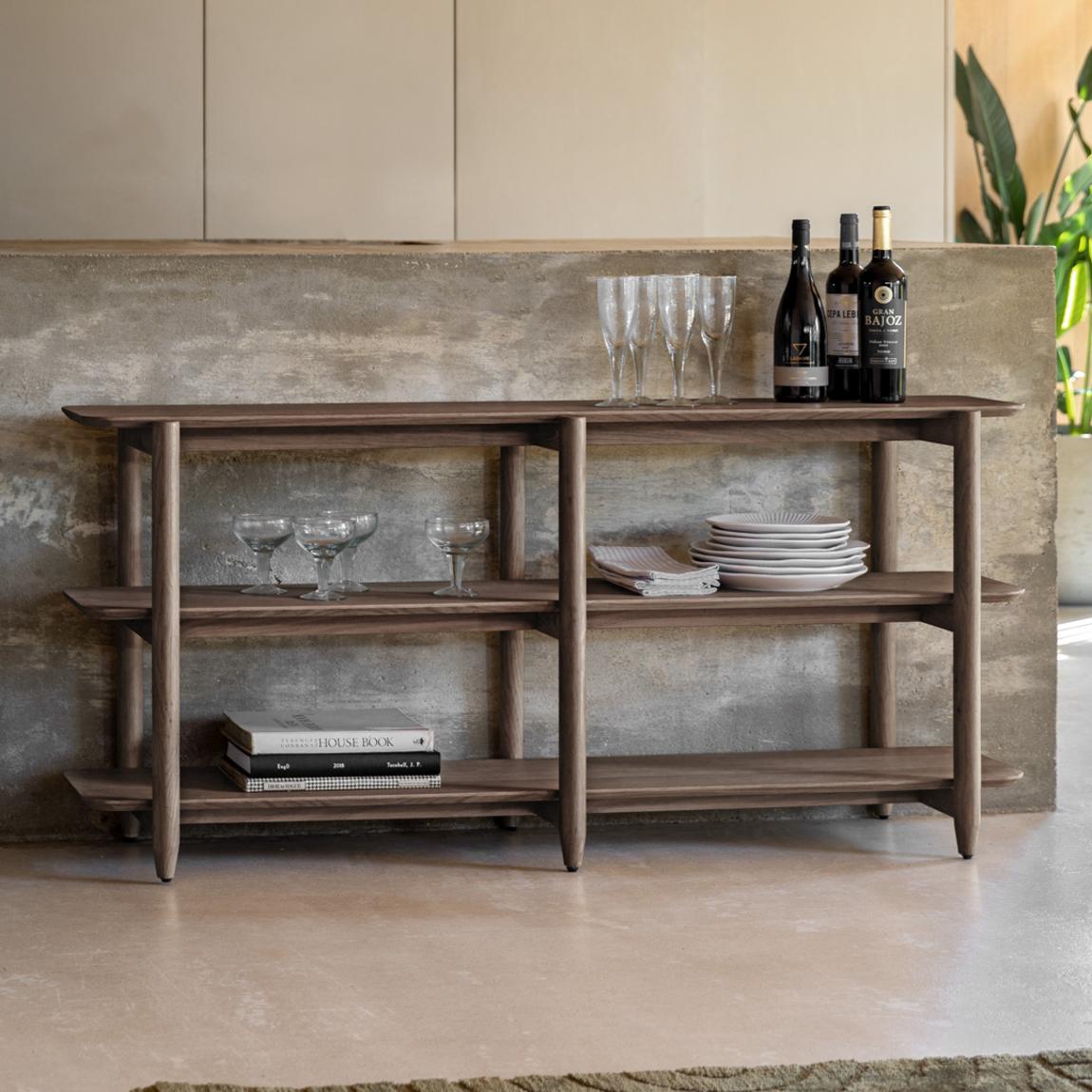Collins Open Tall Display Smoked 900x380x1570mm main product photo