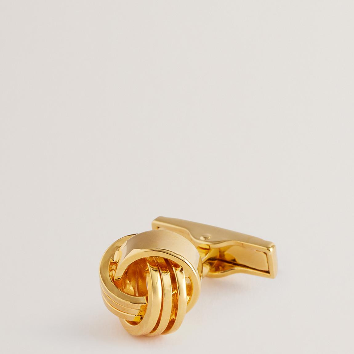Gold Knotted Cufflinks main product photo
