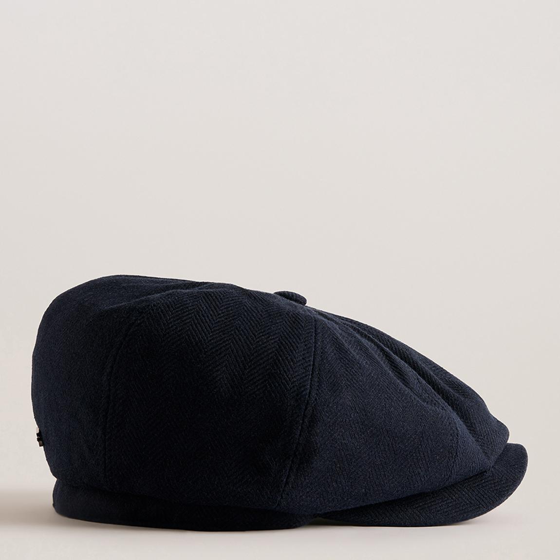 Herringbone Textured Flat Cap main product photo
