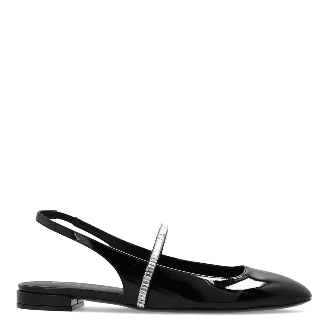 Black Stefanie Crystal Slingback Pump main product photo