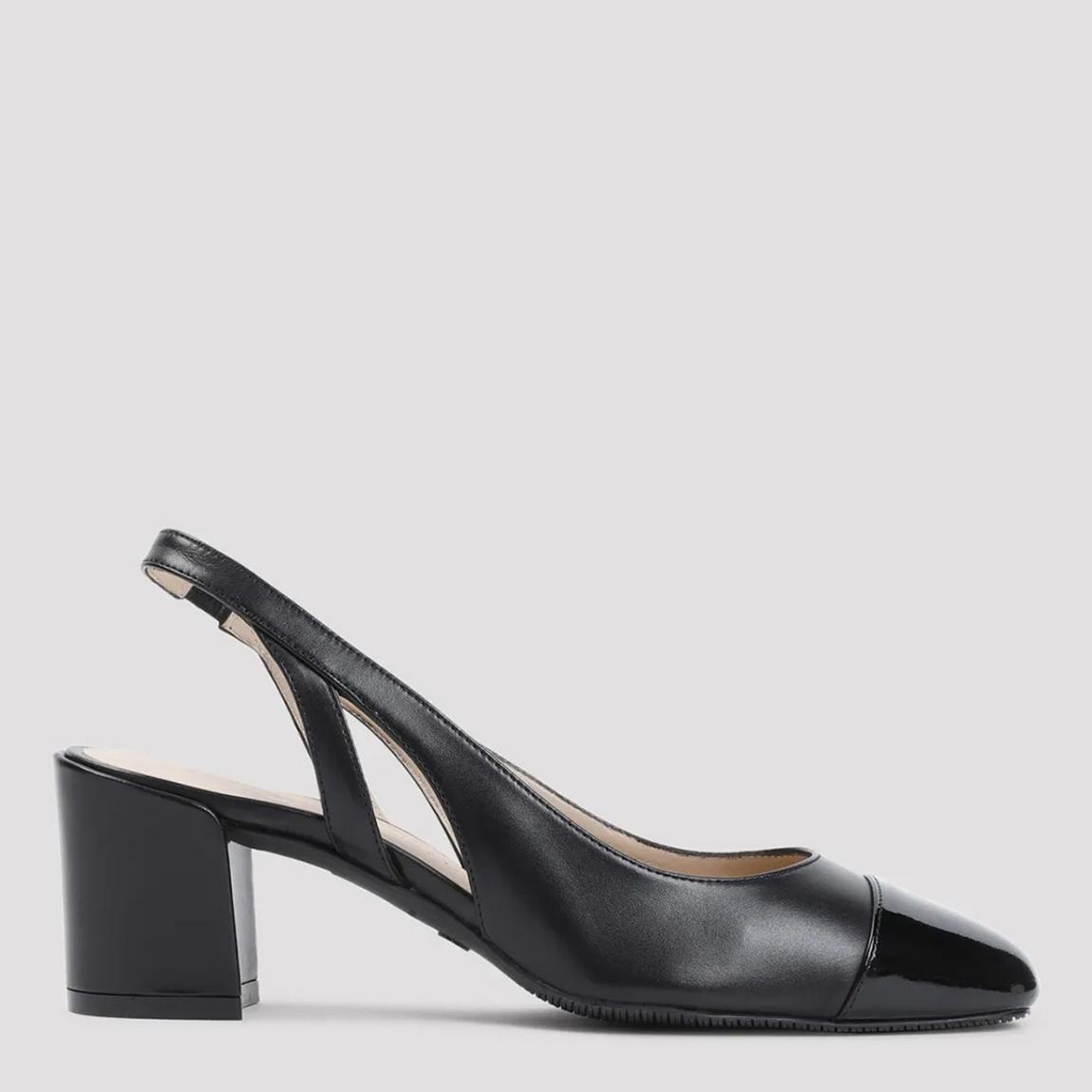 Black Sleek 50 Slingback Heeled Shoe main product photo