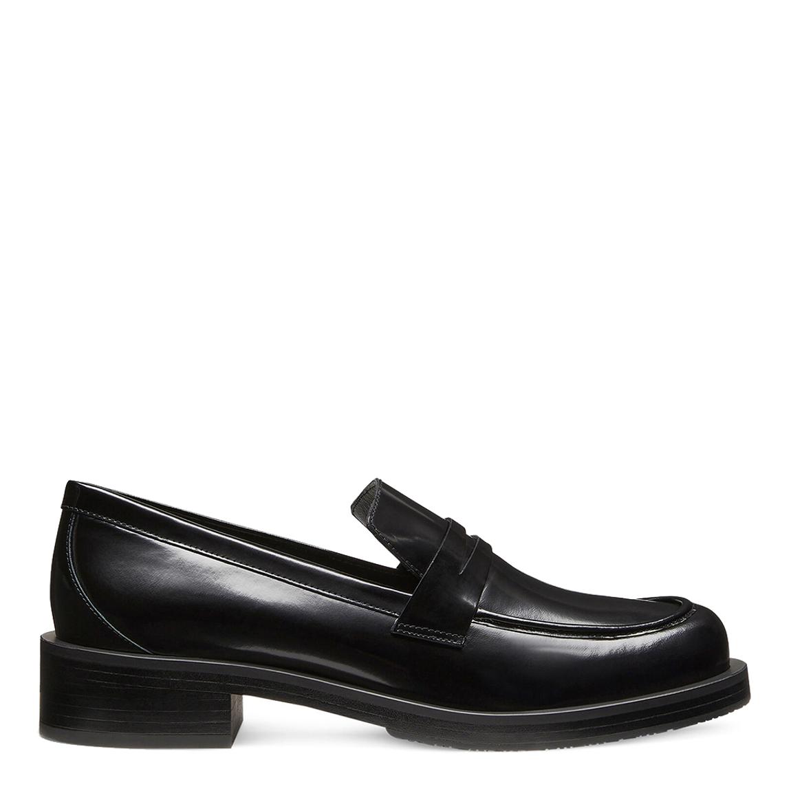 Black Palmer Bold Leather Loafers main product photo