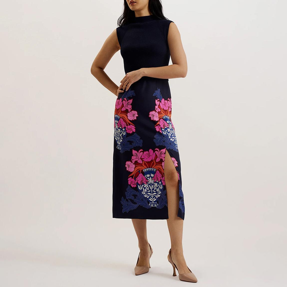 Blue Valais Knitted Bodice Woven Skirt main product photo