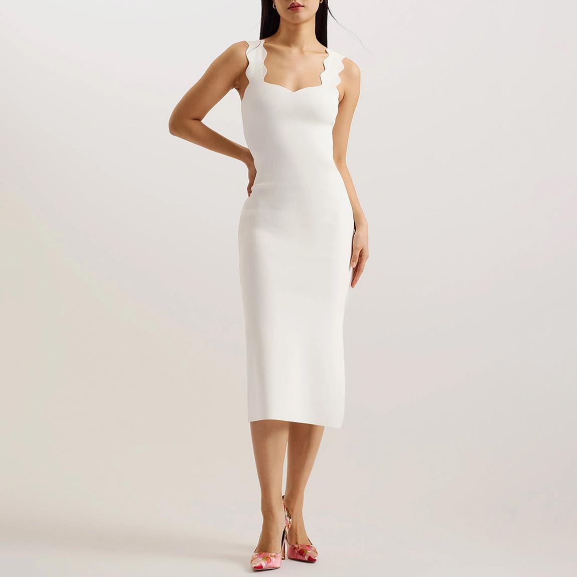 Ted Baker White Sharmay Dress - BrandAlley