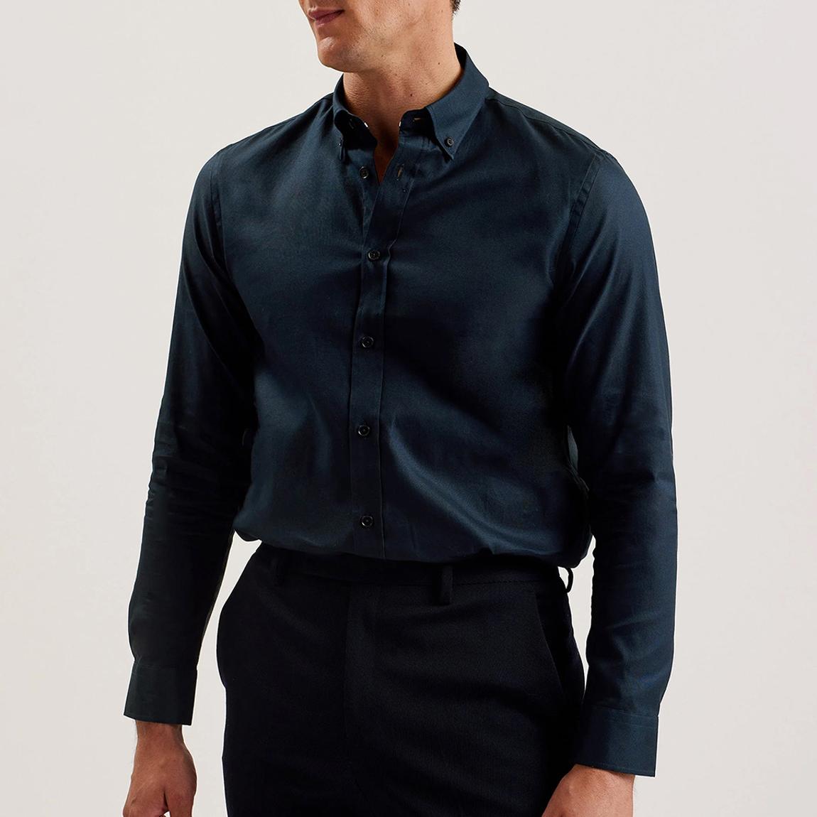Navy Allardo Regular Premium Oxford Shirt main product photo