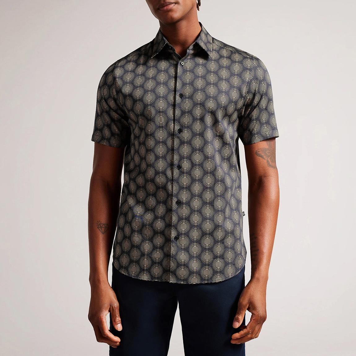 Black Pearsho Short Sleeve Circle Shirt main product photo
