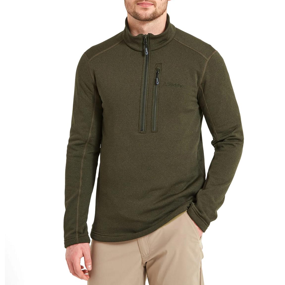 Dark Olive Annan II Technical Quarter Zip main product photo