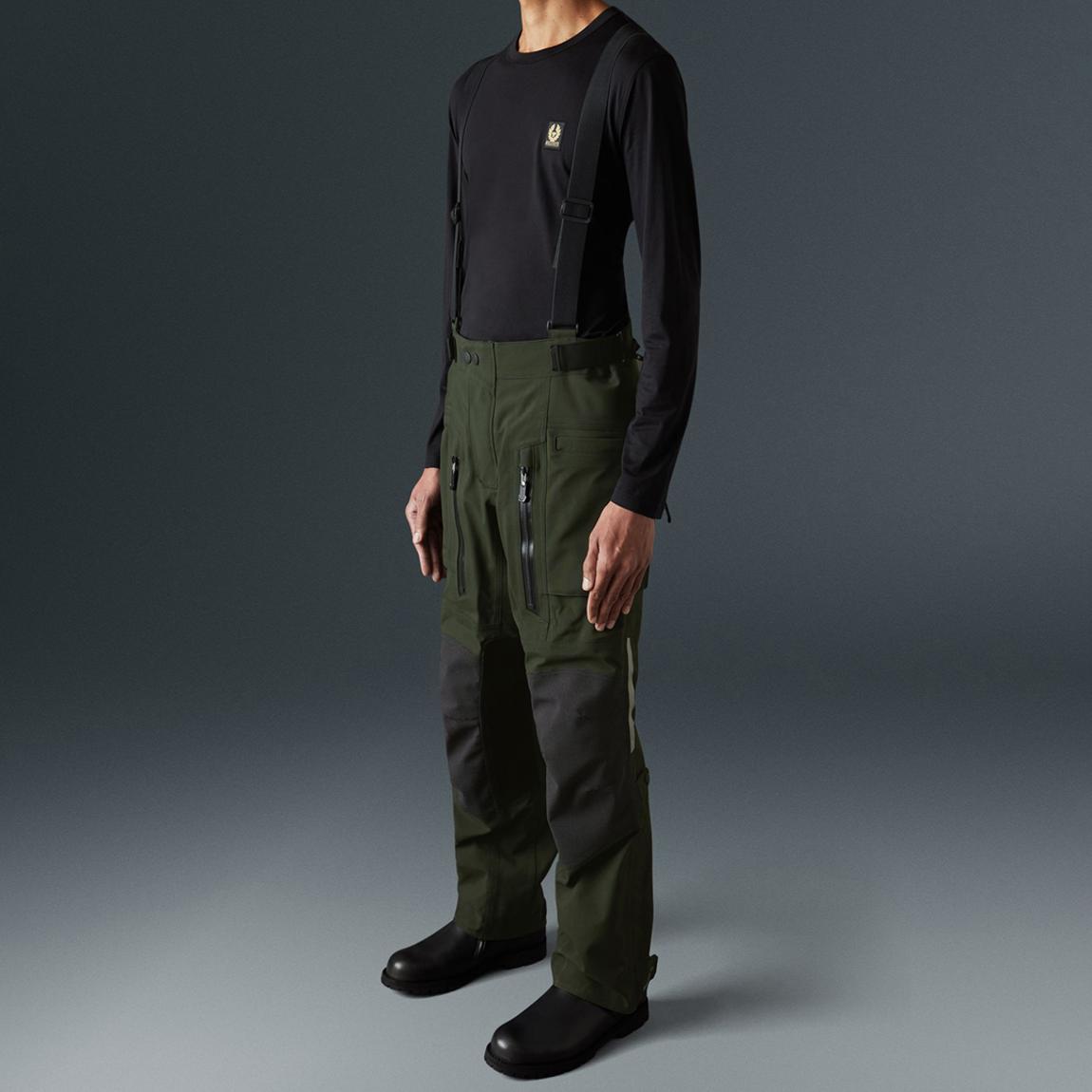 Belstaff Dark Green Long Way Up Motorcycle Trousers - BrandAlley