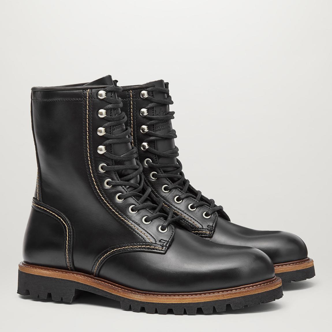 Belstaff Black Marshall Lace Up Boots BrandAlley