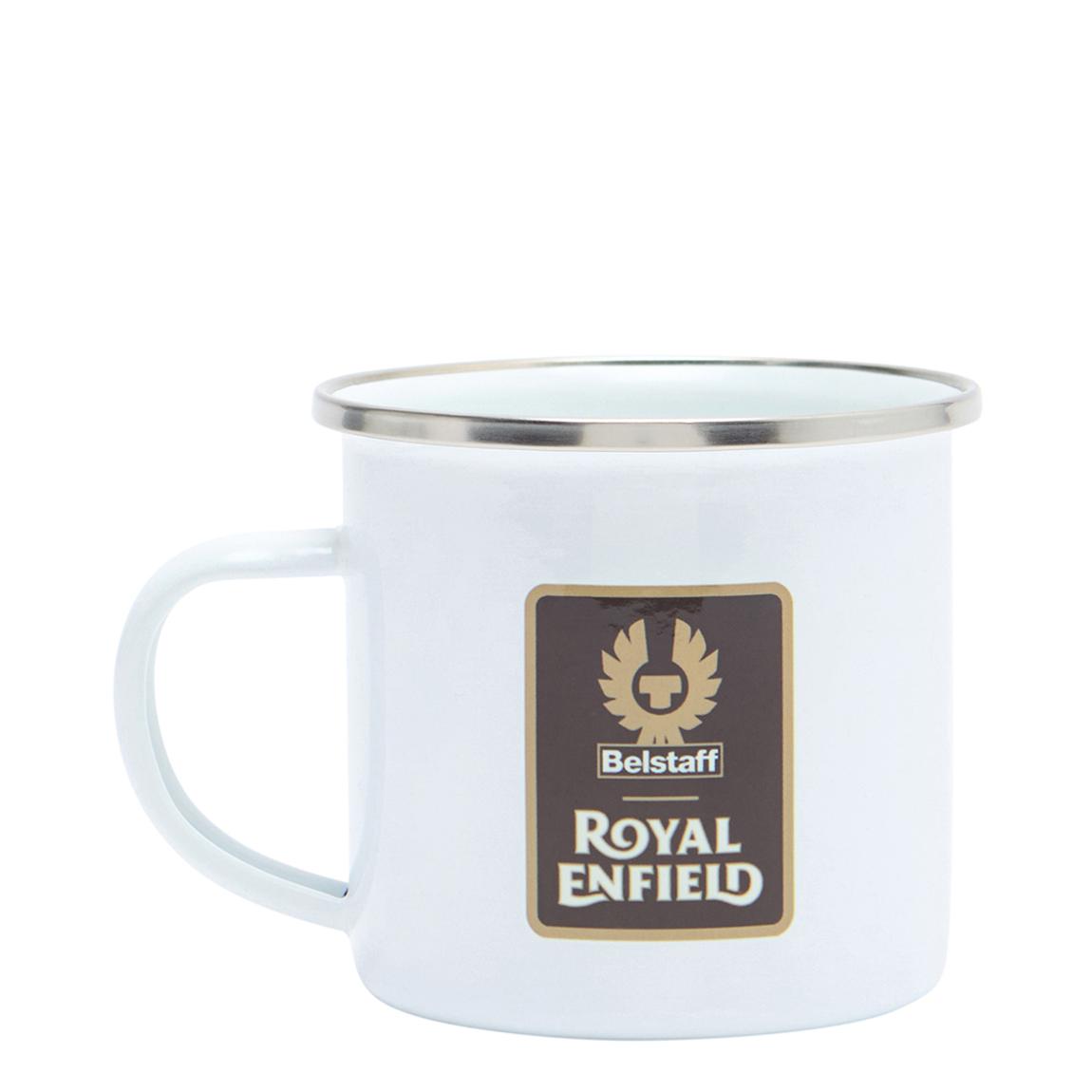 Belstaff White/Black Royal Enfield Travel Mug BrandAlley