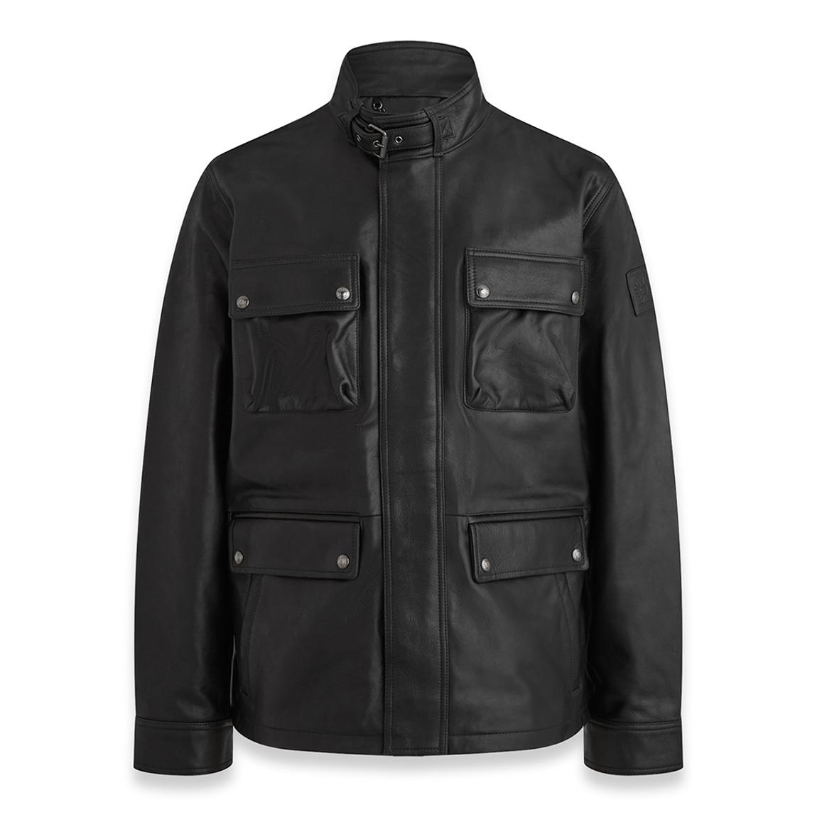 Black Grant Leather Jacket main product photo