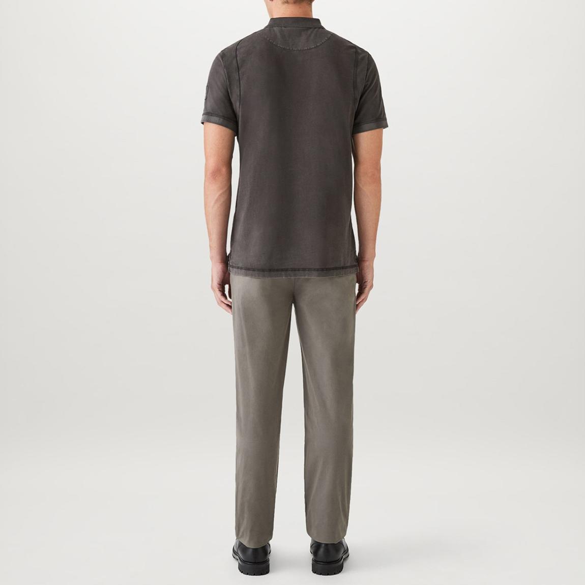 Belstaff Grey Hockley Cotton Polo Shirt - BrandAlley