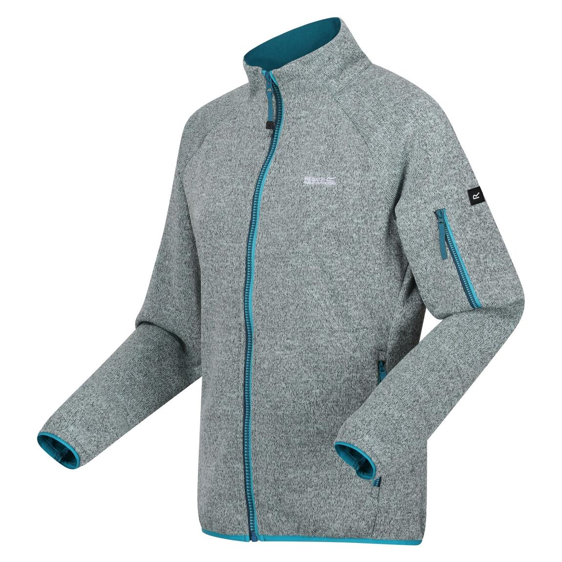 Fleece Top Ravenhill Recycled Polyester Bleached Aqua/Tahoe Blue main product photo