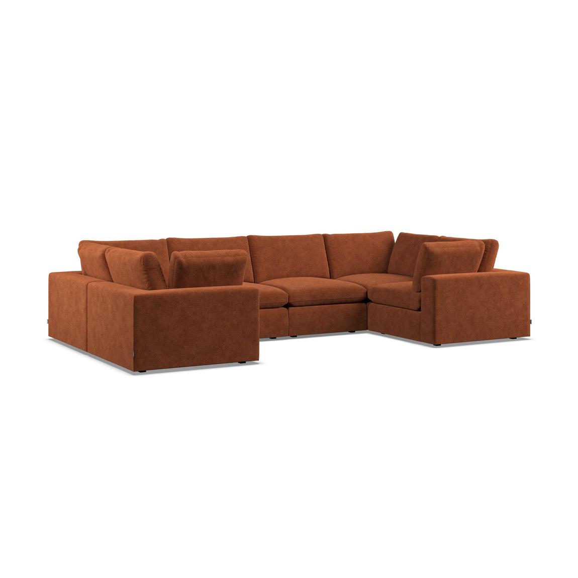 Model Five XL U Shape Corner -Closed End Sicuro Saffron main product photo
