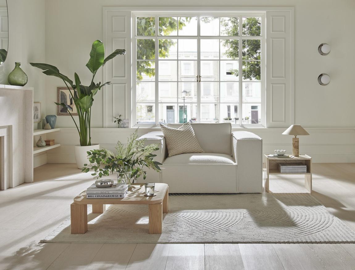Model One Armchair Loop Ivory main product photo