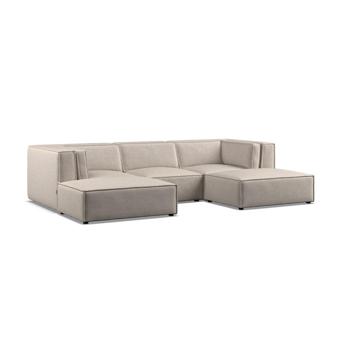 Model One U Shape -Footstool End Loop Linen main product photo