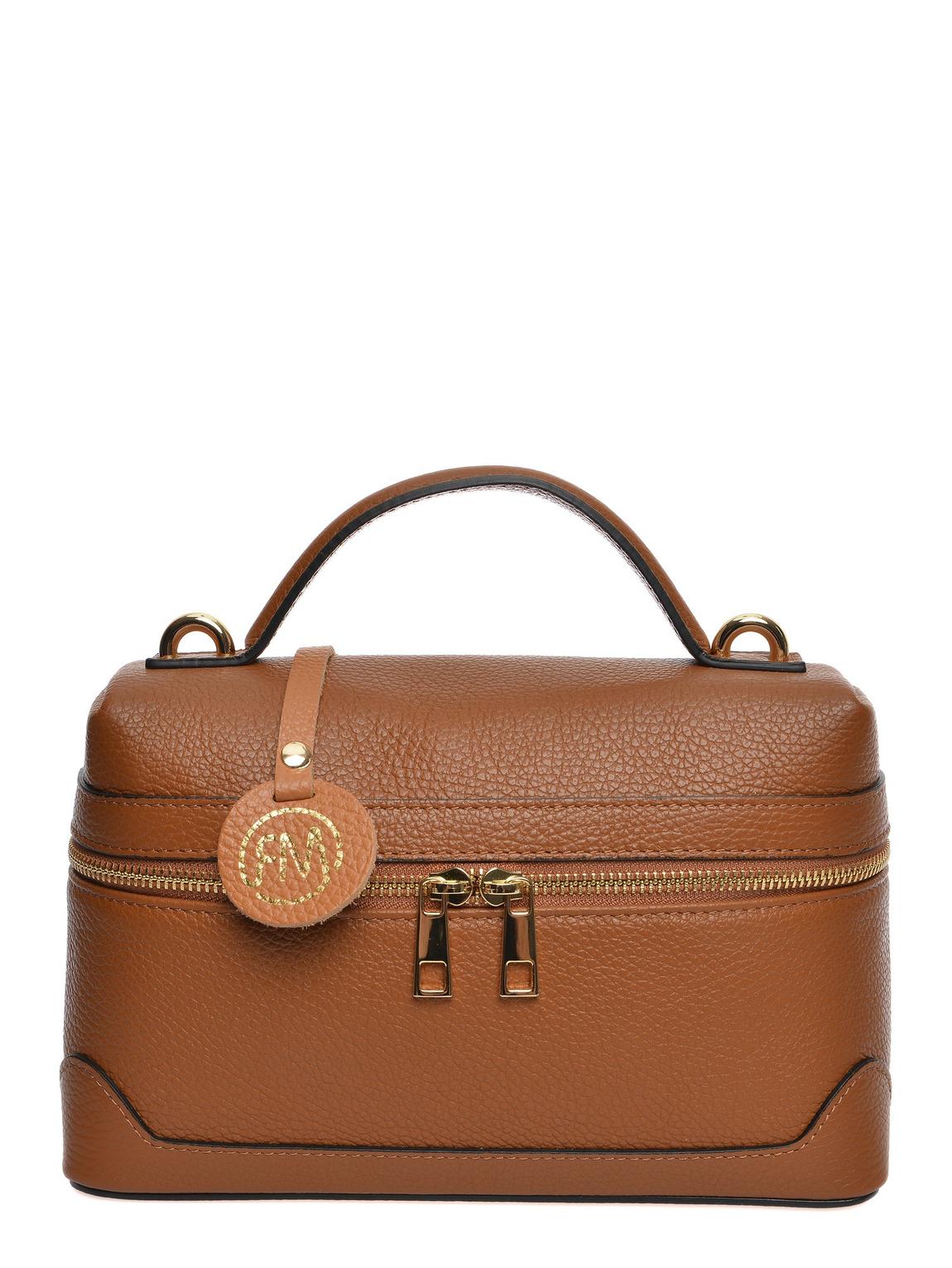Brown Leather Handbag By Roberta M main product photo