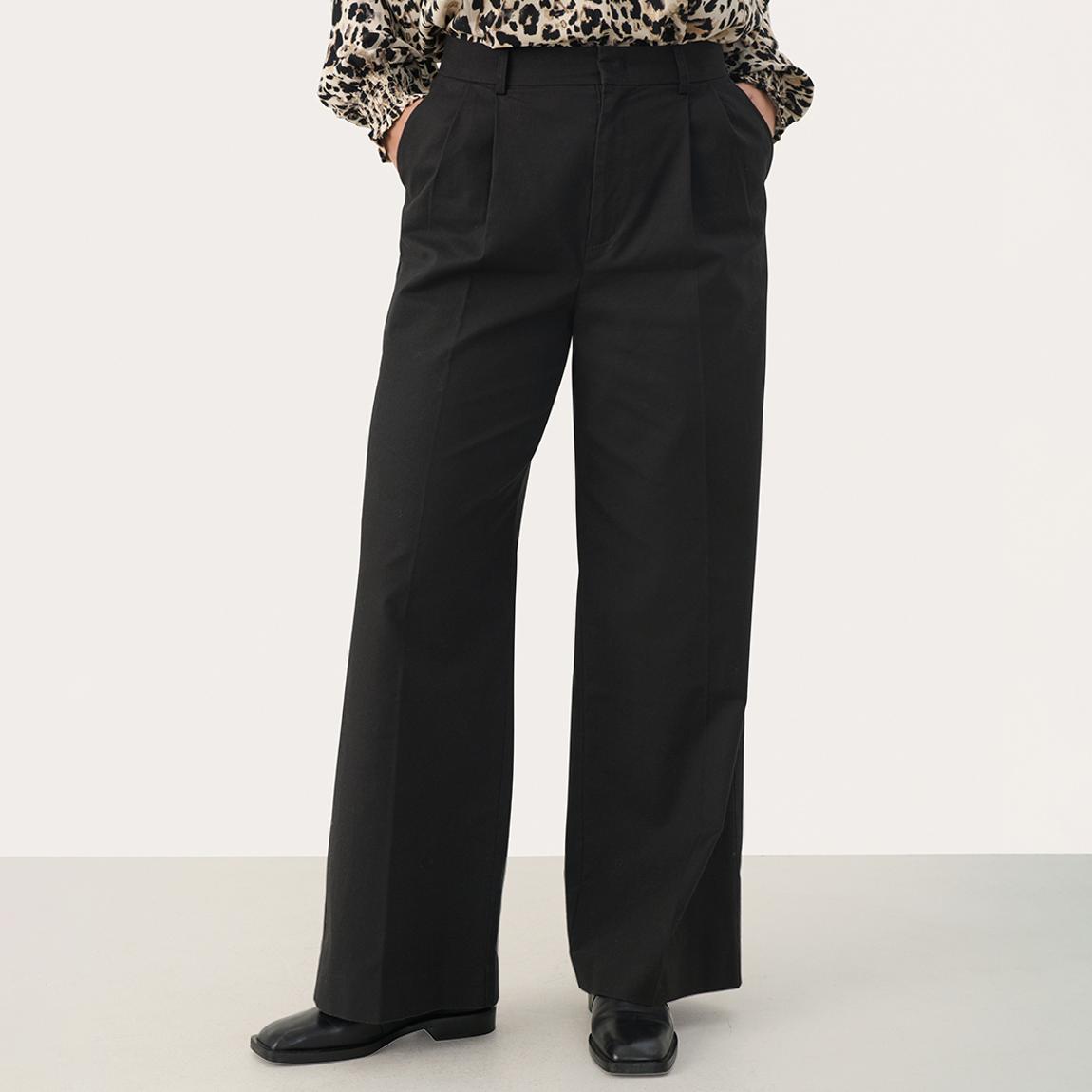 Black Cherran Straight Leg Trousers main product photo