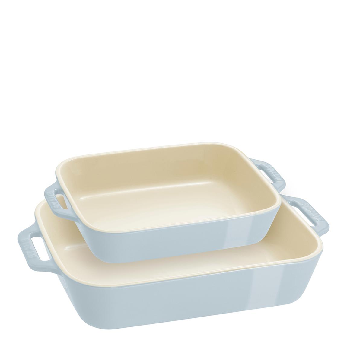 Set of 2 Light Blue Oven Dishes main product photo